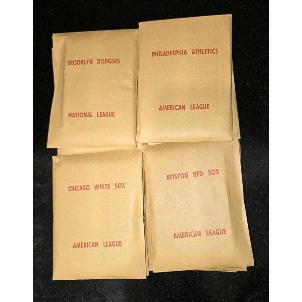 APBA Baseball 1949 Season Complete 16 X 20 Team Card Set Vintage Pre-Owned